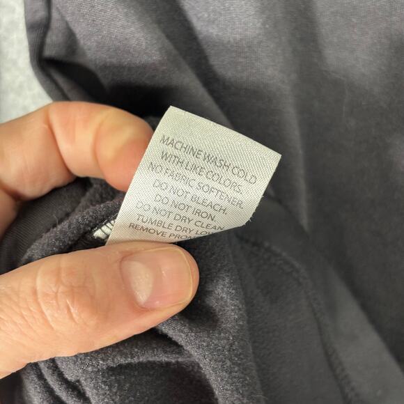 Marika Tek Top Medium Purple 1/4 Zip Base Layer Fleece Abstract Thumb Hole Artsy - Picture 10 of 11